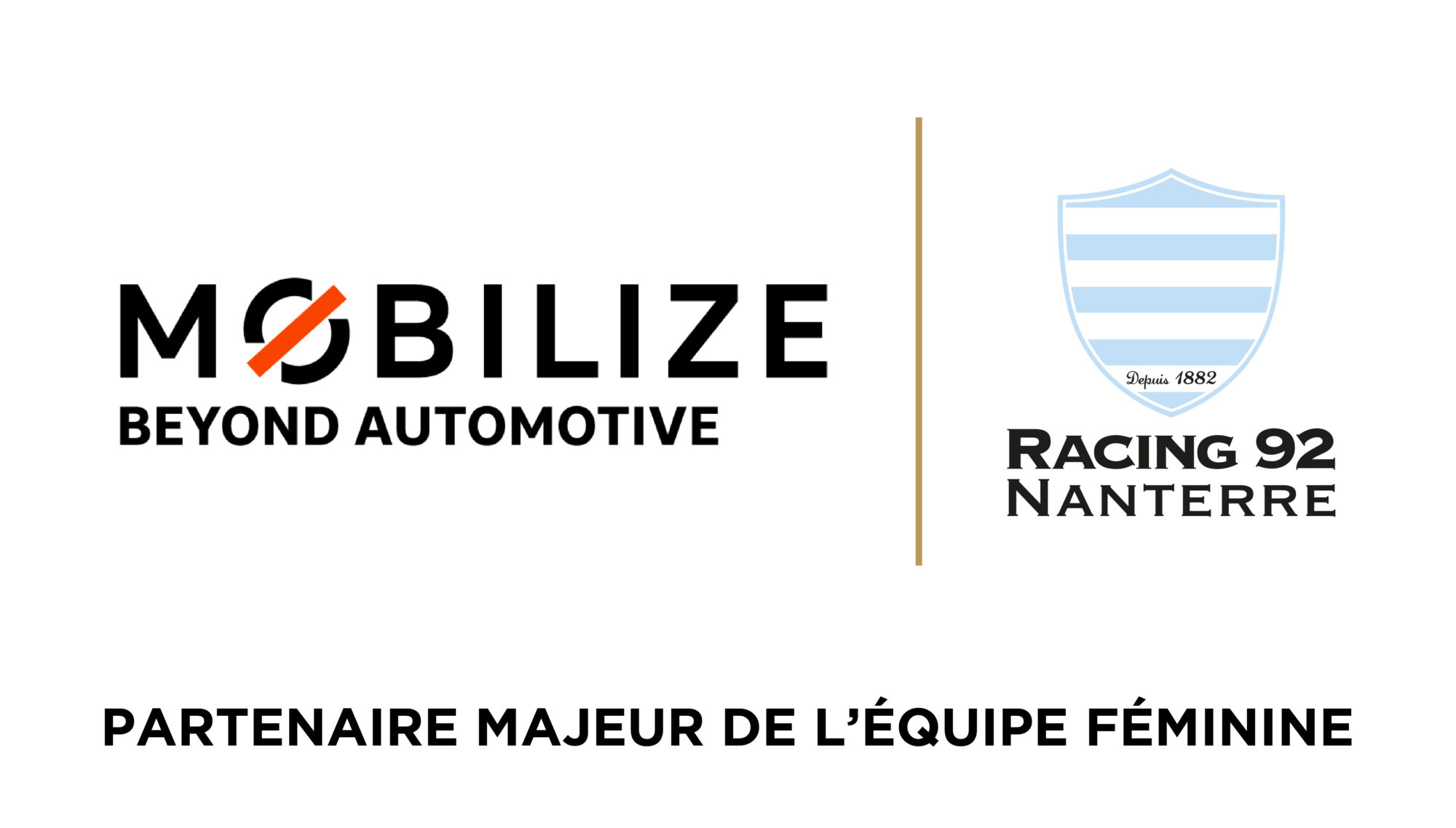 Mobilize, a partner actively supporting the Racing 92 Nanterre women’s team